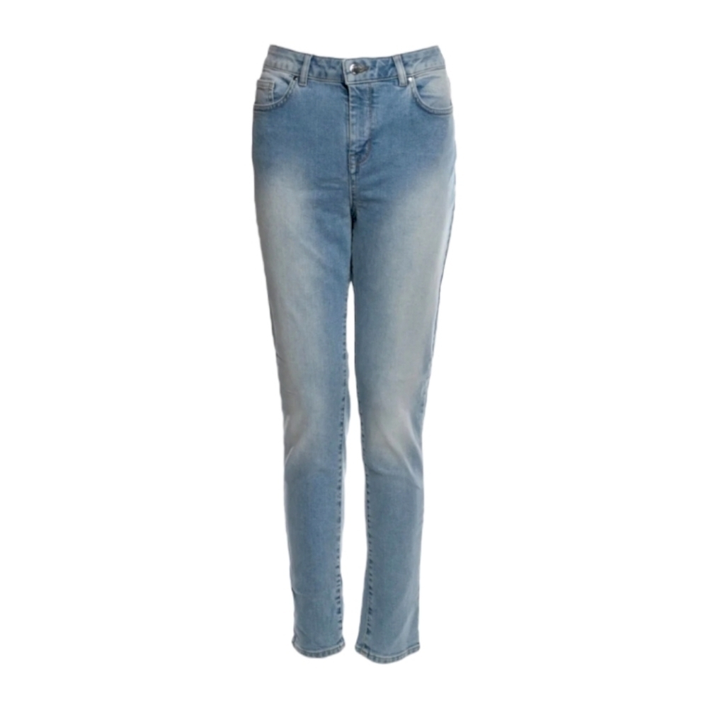 NWT Karen Millen Blue Fade Pattern Skinny Jeans